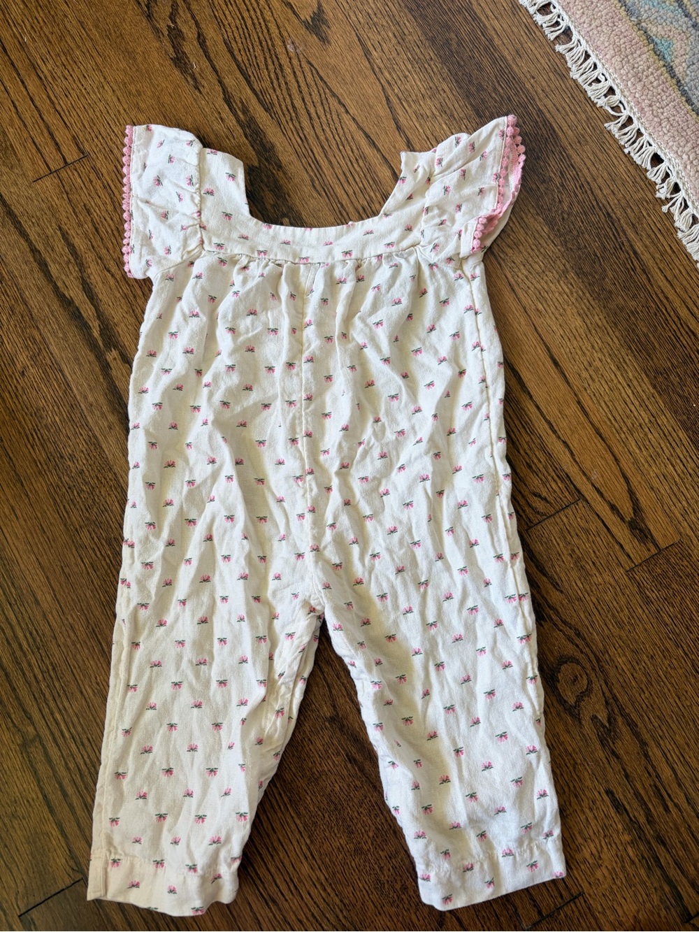 Old Navy Romper with Pink Floral Print